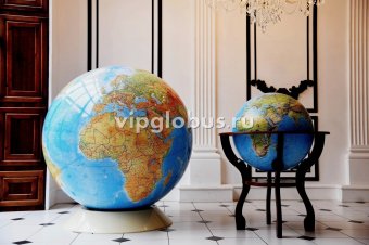 Физический глобус Земли на подставке из пластика, d=130 см