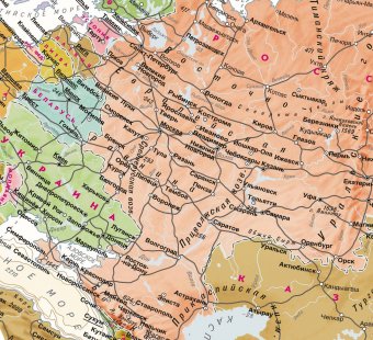 Политический глобус Земли "Антик" в стиле ретро на подставке-тумбе из пластика, d=64 см