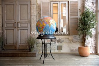 Политический глобус Земли на настольной подставке из пластика, d=64 см