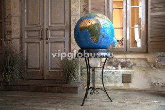Физический глобус Земли "Вид из Космоса" на настольной подставке из пластика, d=64 см
