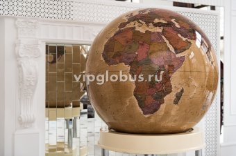 Политический глобус Земли "Антик" в стиле ретро на подставке из пластика, d=95 см