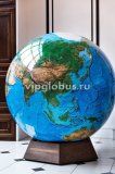 Физический глобус Земли "Вид из Космоса" на подставке из дерева, d=130 см