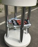 Физический глобус Земли на напольной подставке с полкой, d=64 см