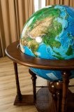 Глобус VIP вид Земли из Космоса на подставке из дерева d=95 см