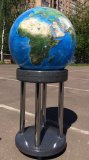 Глобус Вид Земли из Космоса d=64 см с подставкой на колесиках