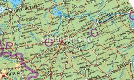 Физический глобус Земли на подставке из дерева, d=64 см